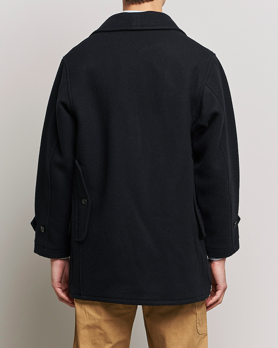 Herr | Jackor | BEAMS PLUS | Heavy Melton Hunting Coat Navy