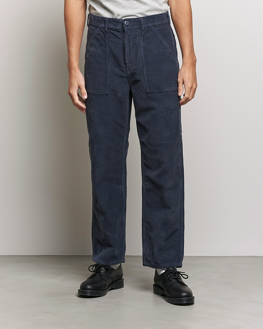 Herr | Byxor | Stan Ray | Corduroy Fat Pants Navy