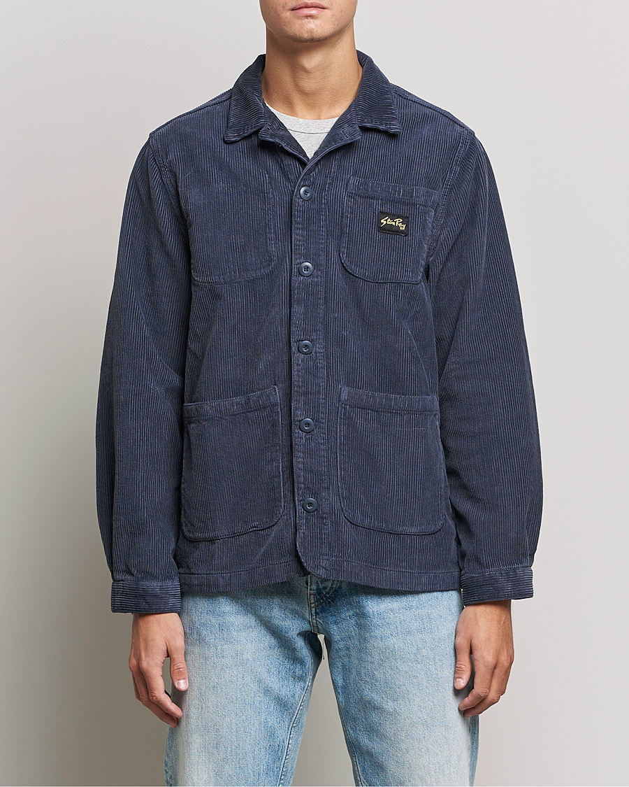 Herr | Jackor | Stan Ray | Painters Cord Shirt Jacket Navy