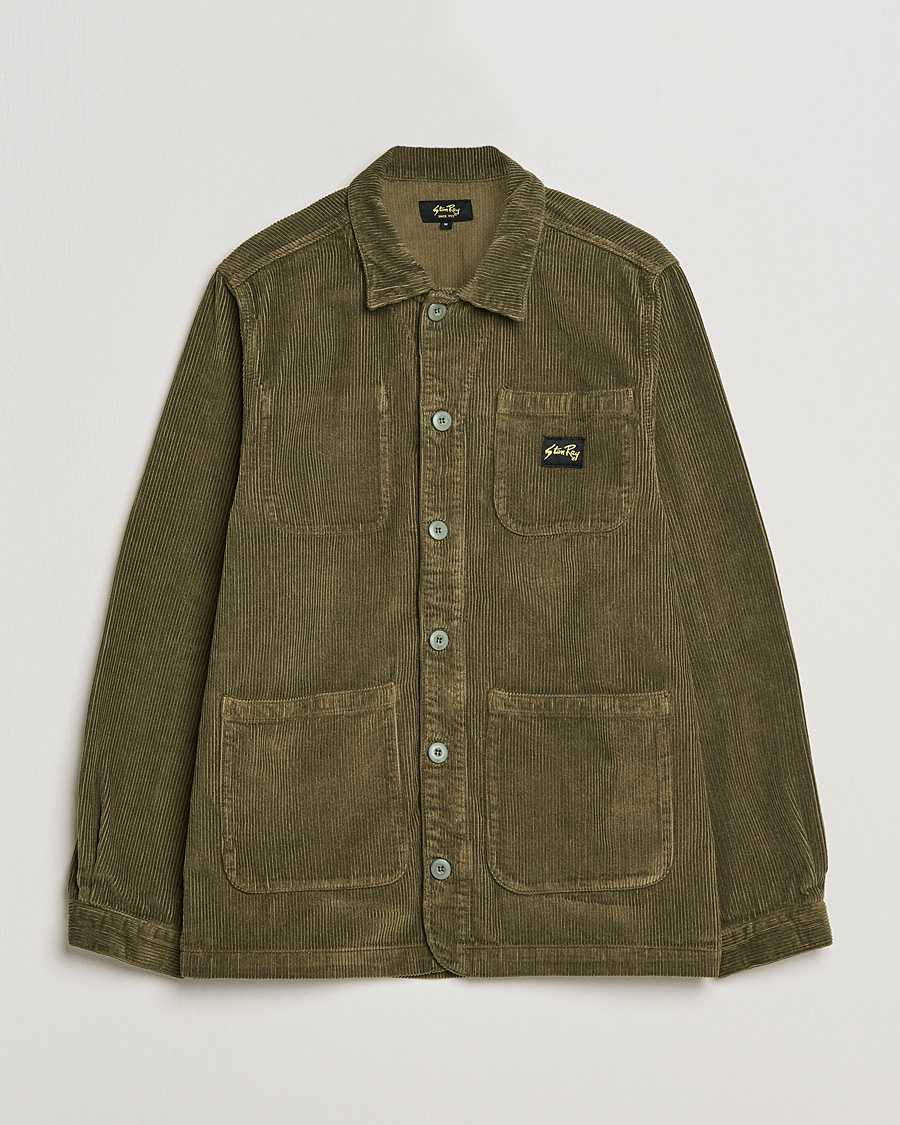 Herr | Jackor | Stan Ray | Painters Cord Shirt Jacket Olive