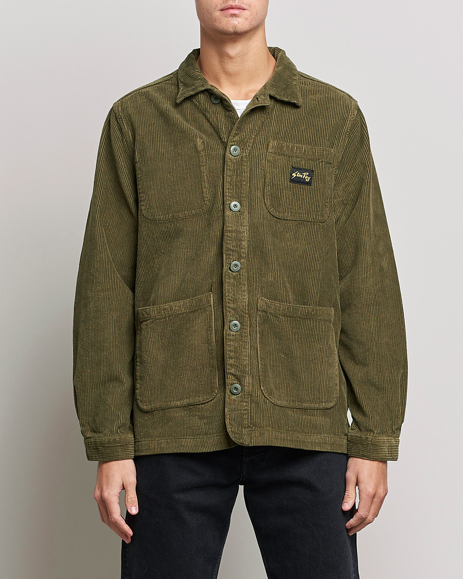 Herr | Jackor | Stan Ray | Painters Cord Shirt Jacket Olive