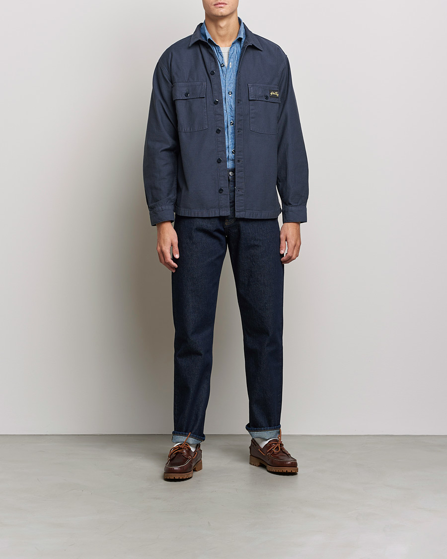 Herr | Skjortor | Stan Ray | CPO Sateen Overshirt Navy