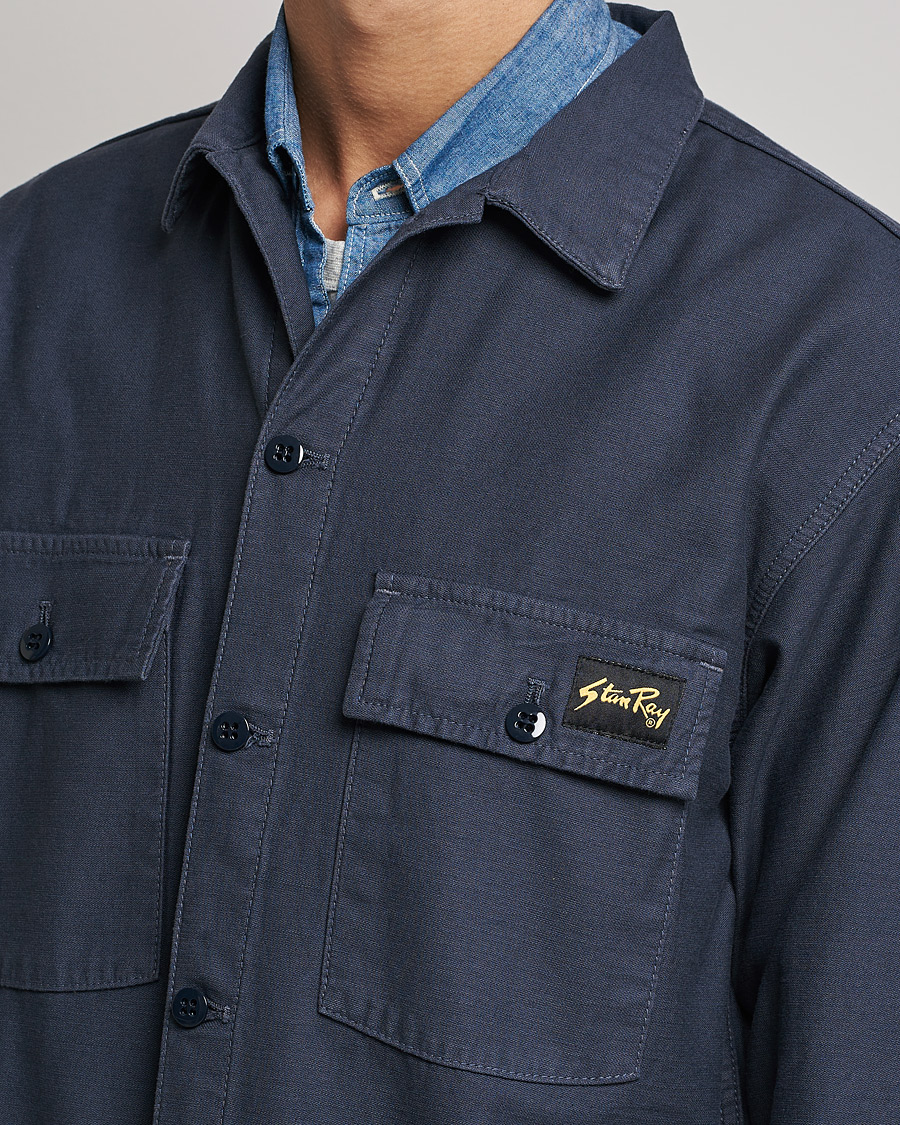 Herr | Skjortor | Stan Ray | CPO Sateen Overshirt Navy
