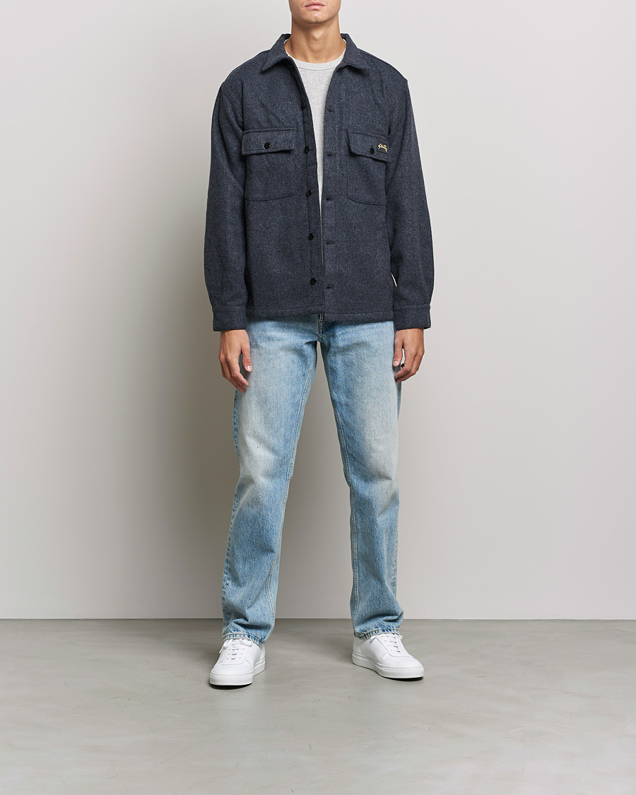 Herr | Skjortor | Stan Ray | CPO Wool Overshirt Mid Grey