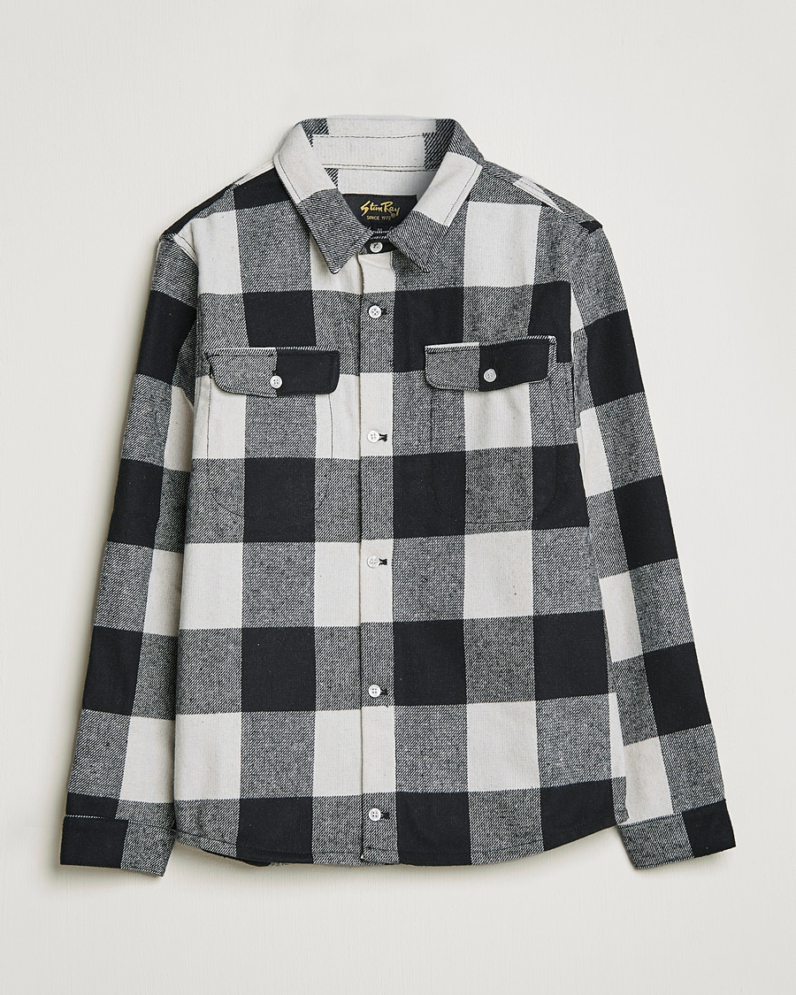 Herr | Skjortor | Stan Ray | Checked Work Shirt Black/Natural