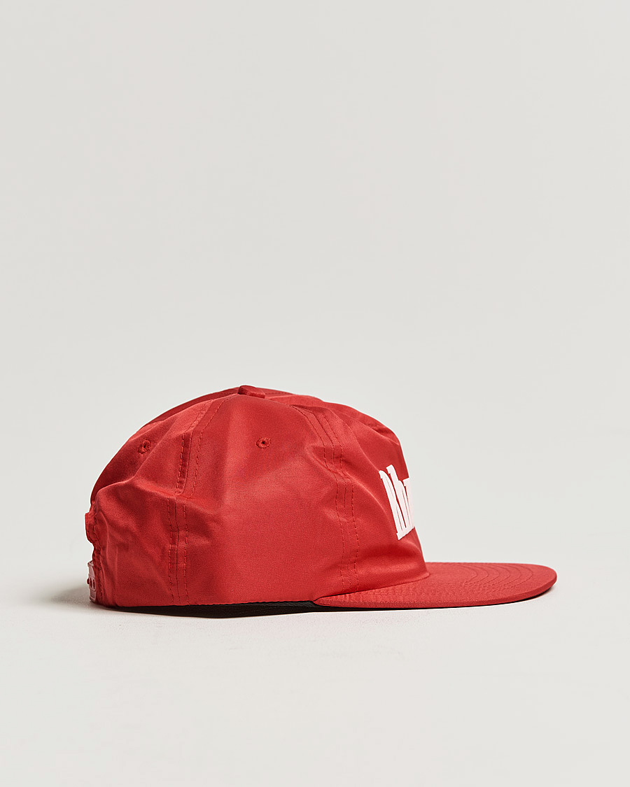 Herr | Kepsar | Rhude | Satin Logo Cap Red/White