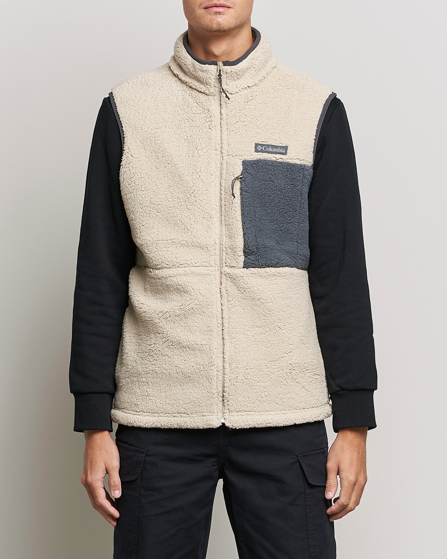 Herr | American Heritage | Columbia | Mountainside Heavyweight Fleece Vest Ancient Fossil