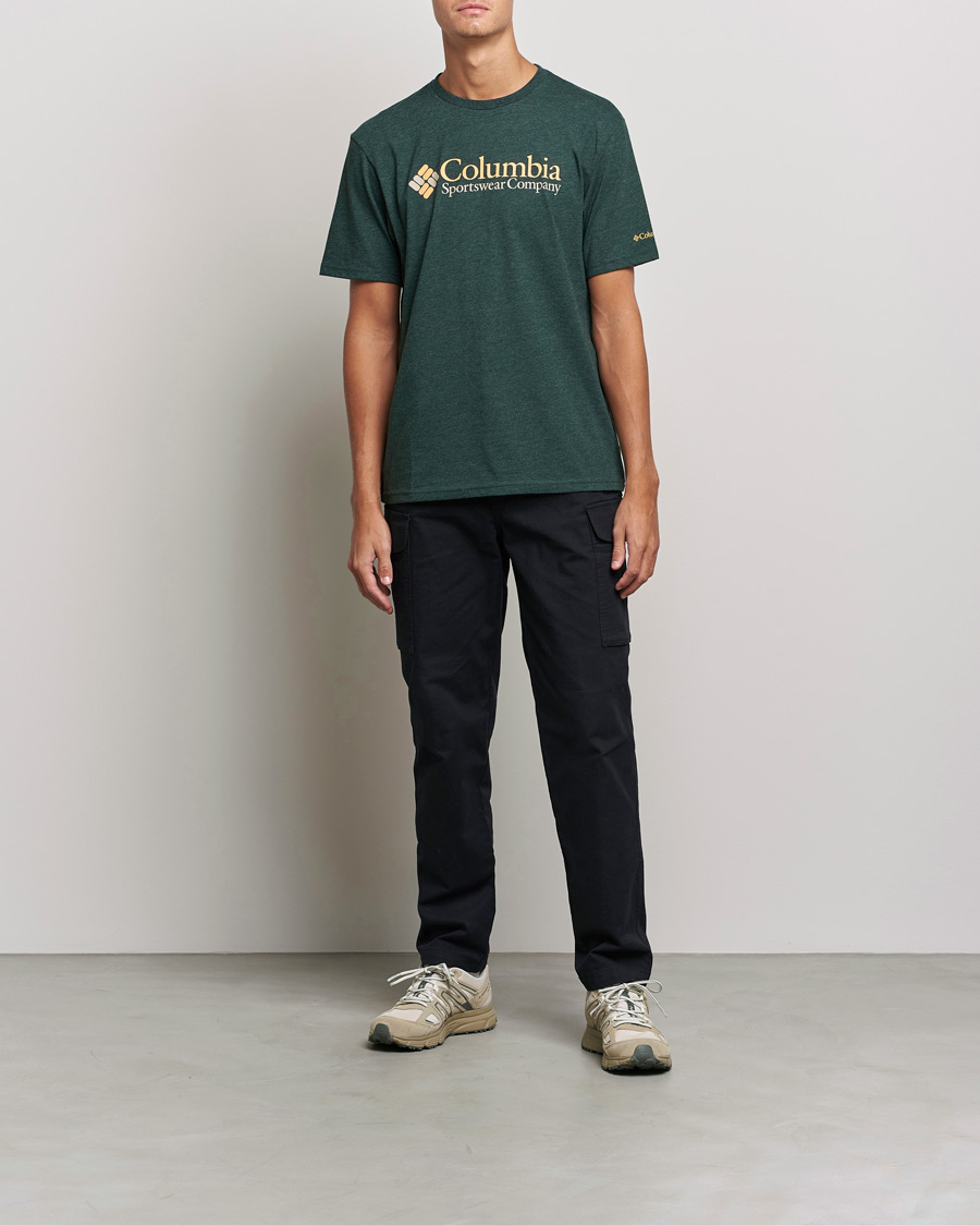 Herr | Columbia | Columbia | Basic Logo Short Sleeve T-Shirt Spruce Heather