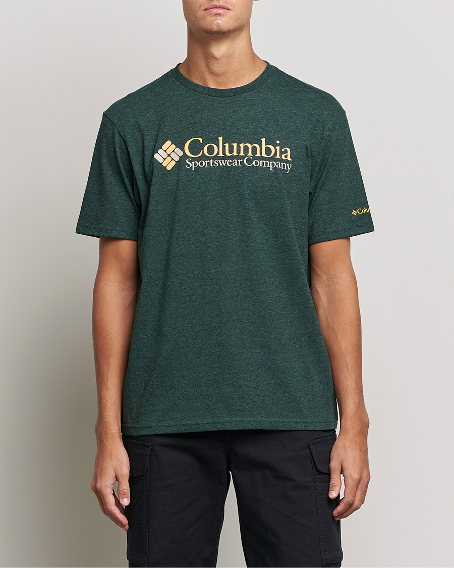 Herr | T-Shirts | Columbia | Basic Logo Short Sleeve T-Shirt Spruce Heather