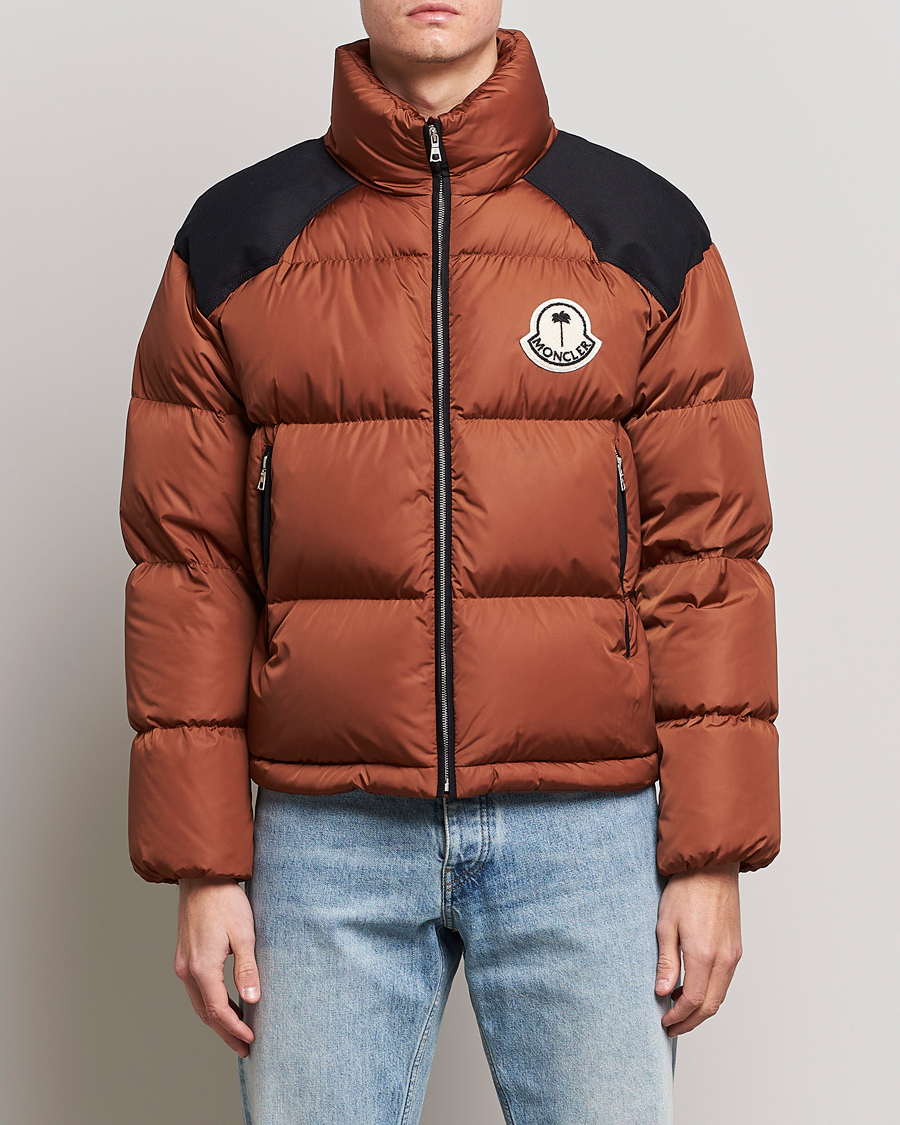 Herr | Jackor | Moncler Genius | 8 Palm Angels Nevin Down Jacket Brown