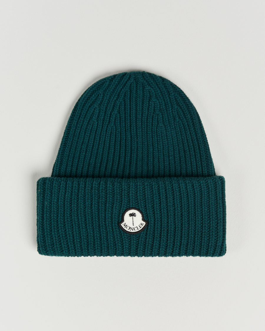 Herr | 8 Moncler Genius Palm Angels Wool Beanie Green | Moncler Genius | 8 Palm Angels Wool Beanie Green