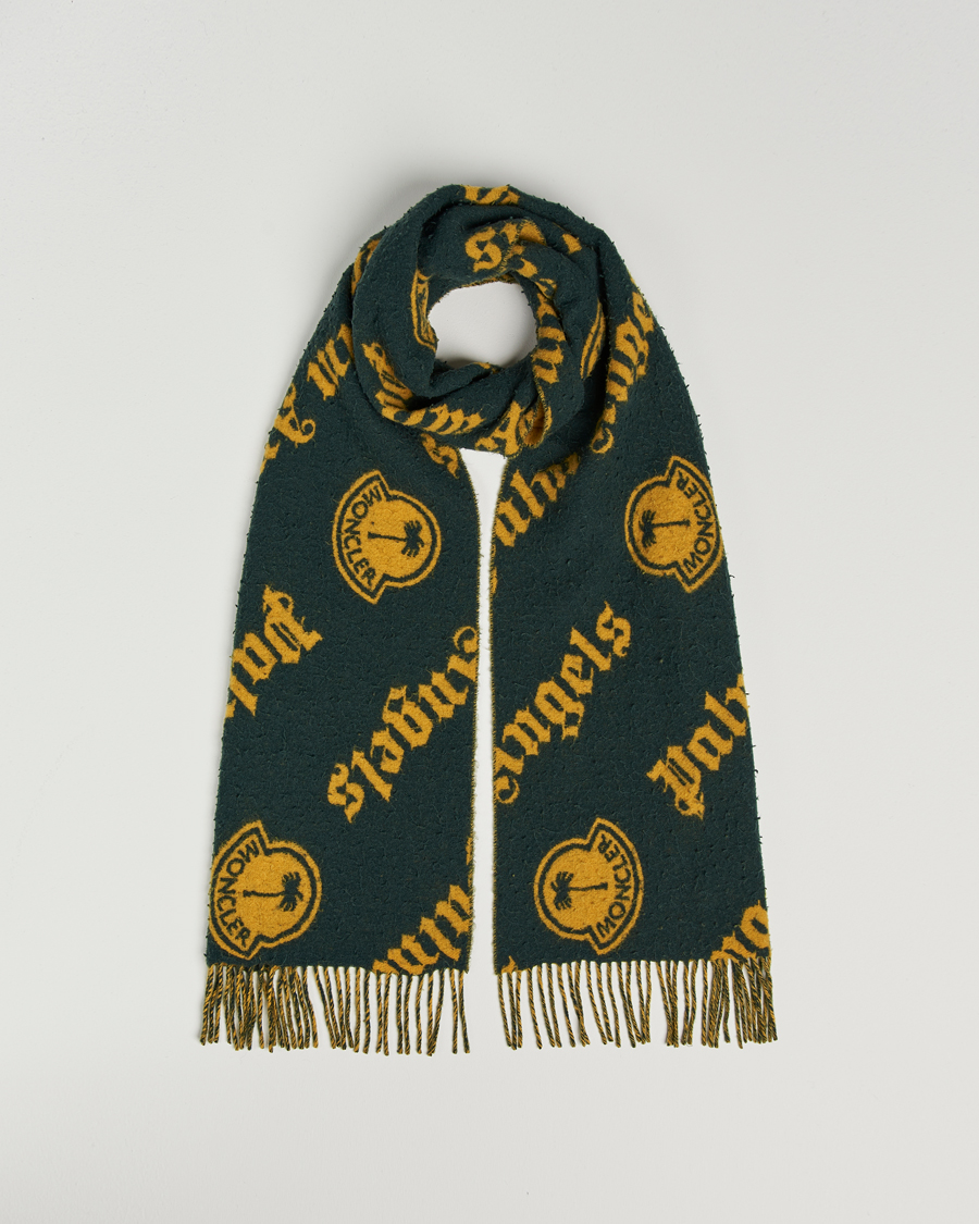 Herr | 8 Moncler Genius Palm Angels Wool Scarf Green | Moncler Genius | 8 Palm Angels Wool Scarf Green