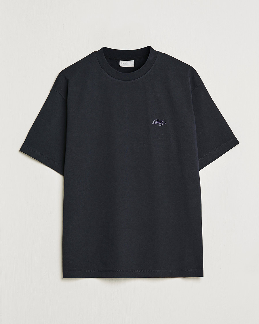 Herr | T-Shirts | Drôle de Monsieur | Signature T-Shirt Black