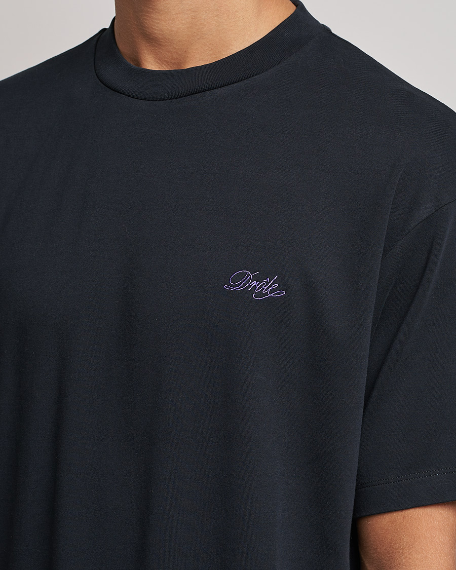 Herr | T-Shirts | Drôle de Monsieur | Signature T-Shirt Black