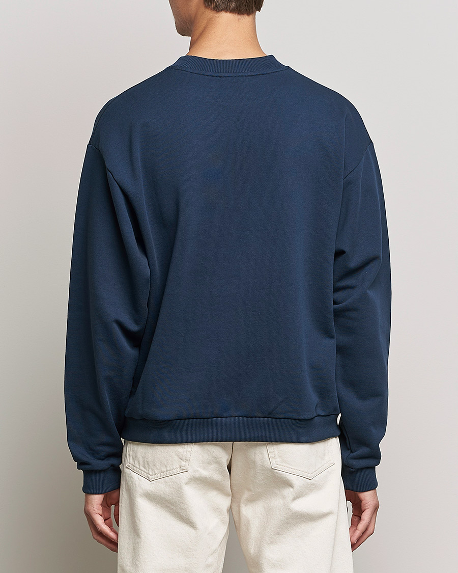 Herr | Tröjor | Drôle de Monsieur | Fleur Sweatshirt Navy