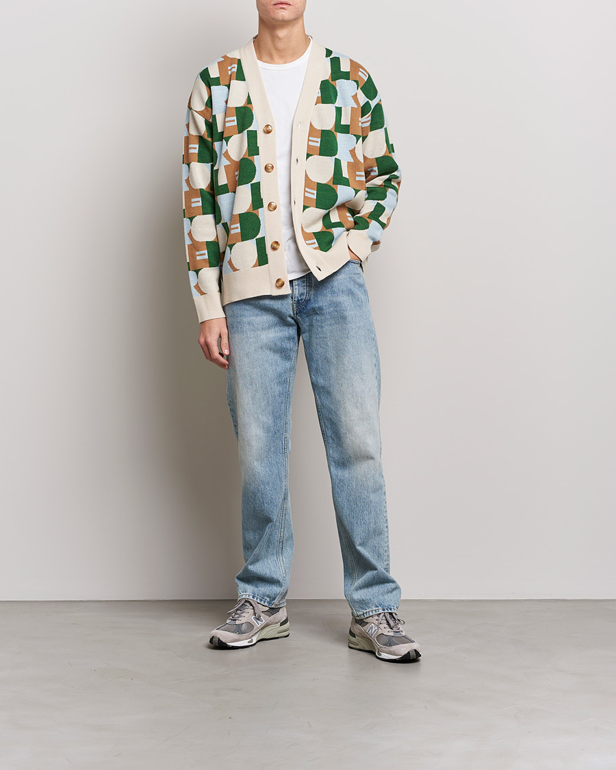 Herr | Tröjor | Drôle de Monsieur | Le Cardigan White/Beige
