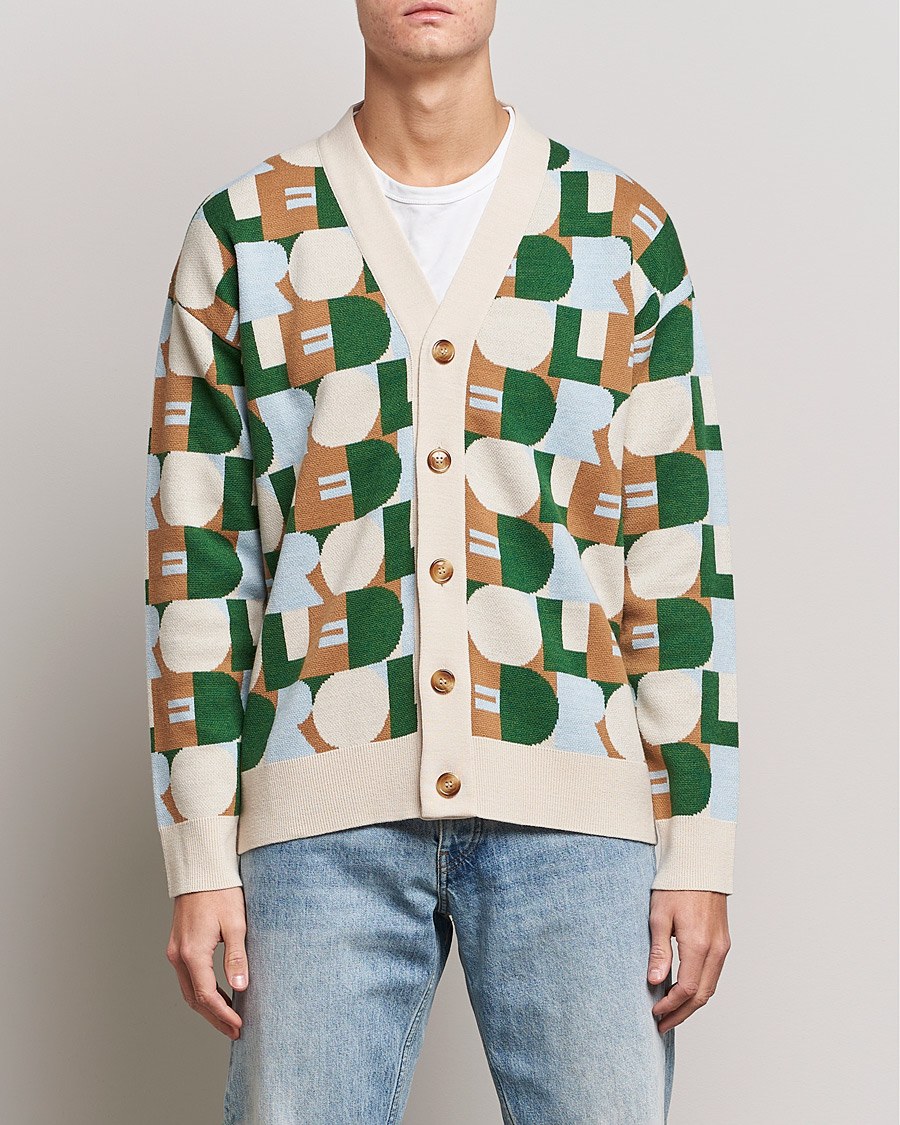 Herr | Tröjor | Drôle de Monsieur | Le Cardigan White/Beige