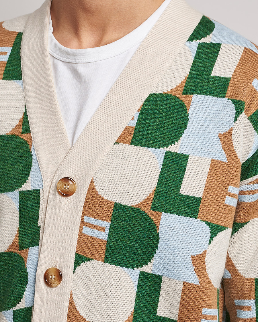 Herr | Tröjor | Drôle de Monsieur | Le Cardigan White/Beige