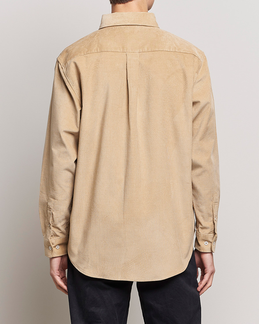 Herr | Skjortor | Drôle de Monsieur | Corduroy Oversize Shirt Beige