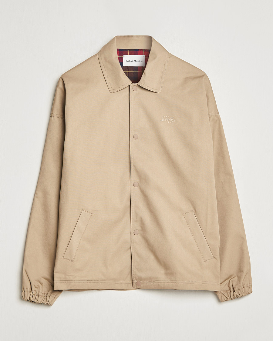 Herr | Jackor | Drôle de Monsieur | Varsity Jacket Beige