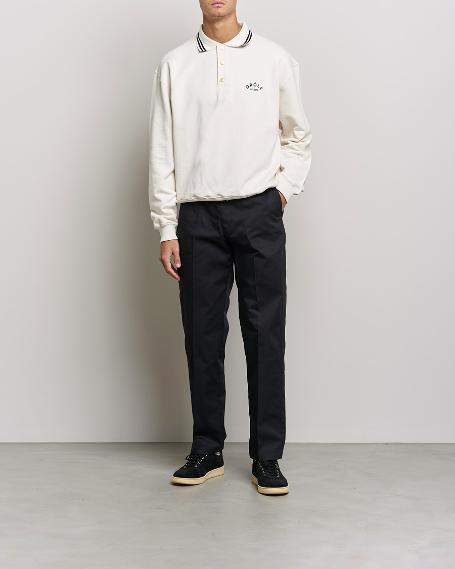 Herr | Byxor | Drôle de Monsieur | Twill Pants Black