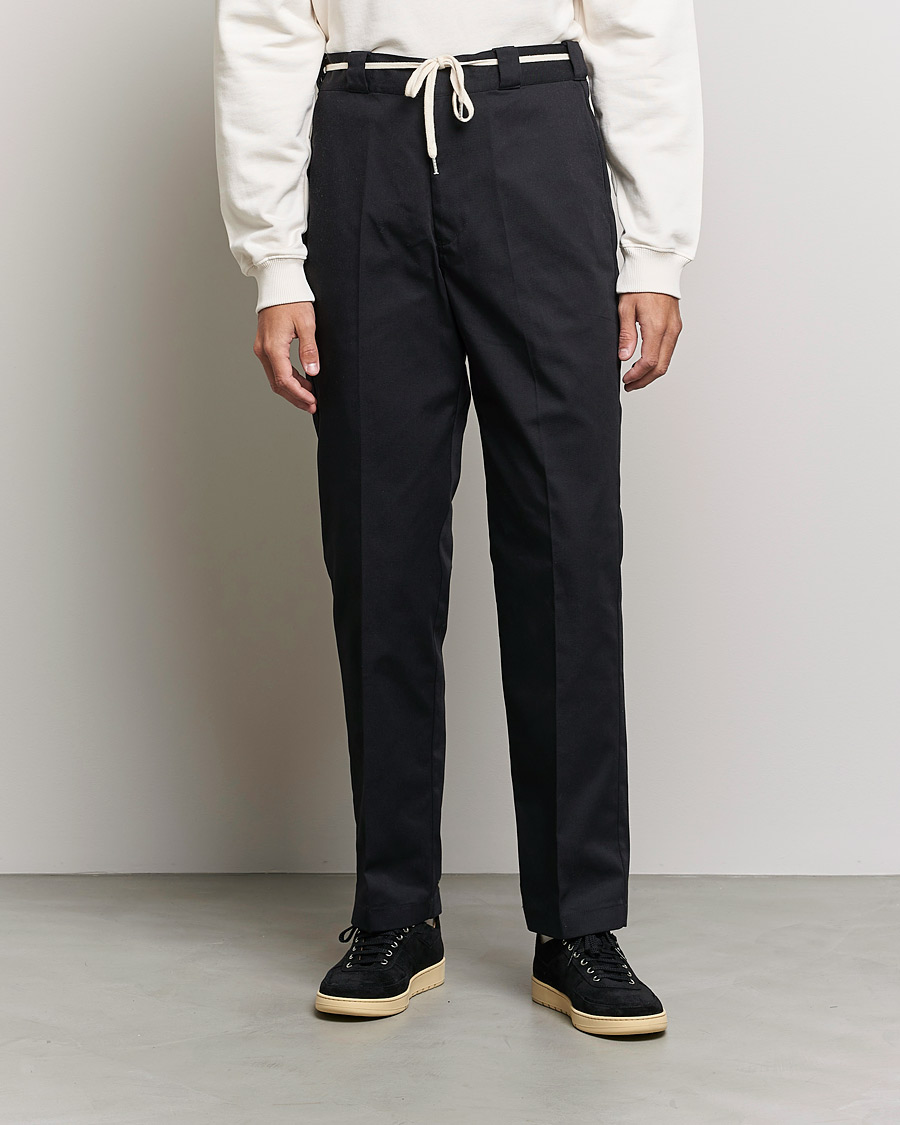 Herr | Byxor | Drôle de Monsieur | Twill Pants Black