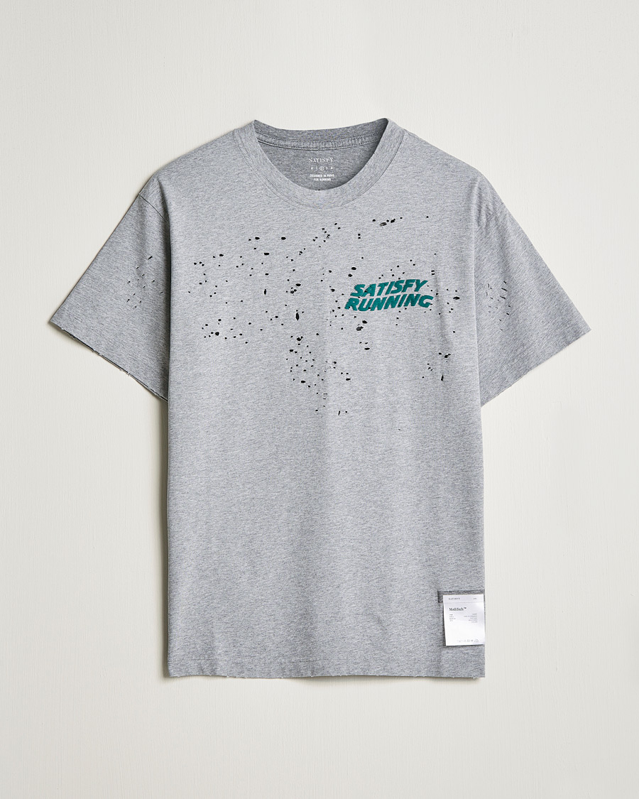 Herr | T-Shirts | Satisfy | MothTech T-Shirt Heather Grey