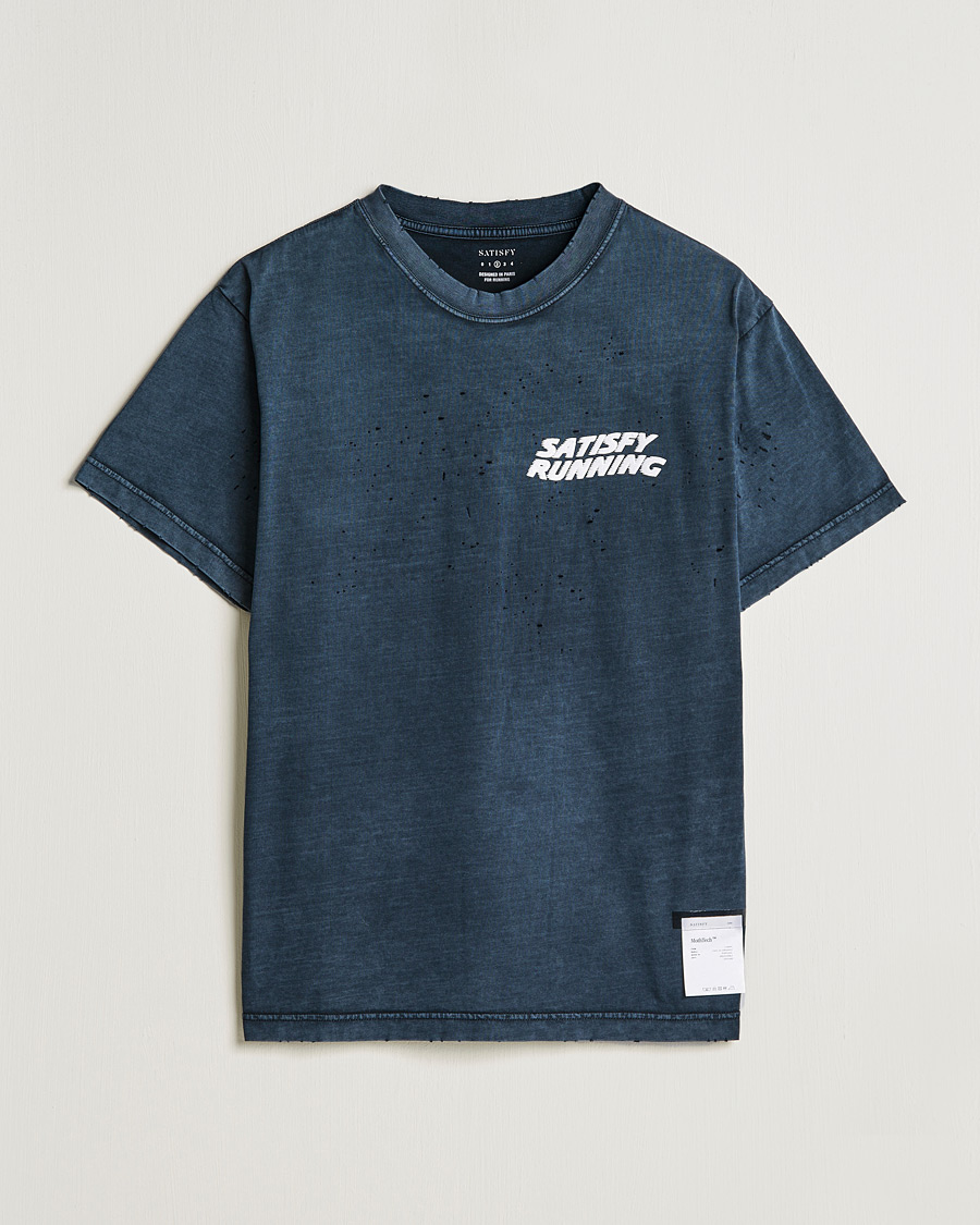 Herr | T-Shirts | Satisfy | MothTech T-Shirt Pigment Black