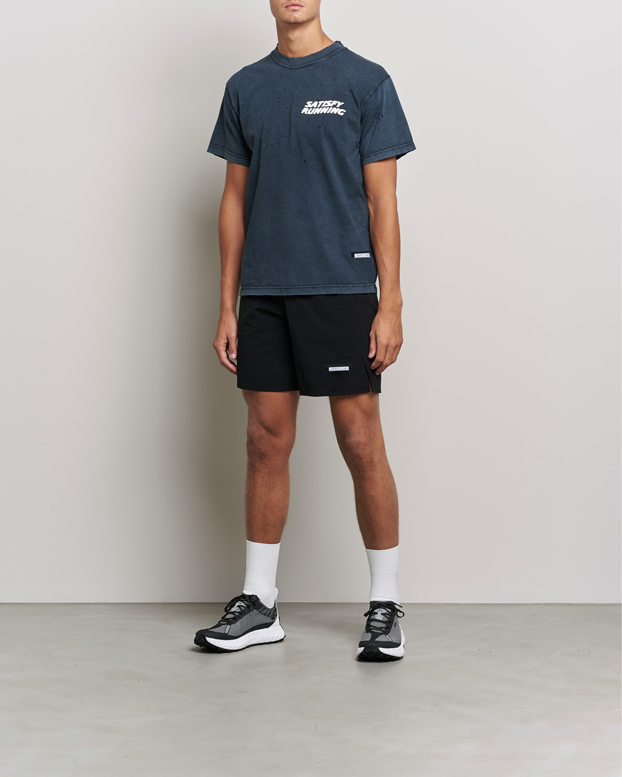 Herr | T-Shirts | Satisfy | MothTech T-Shirt Pigment Black
