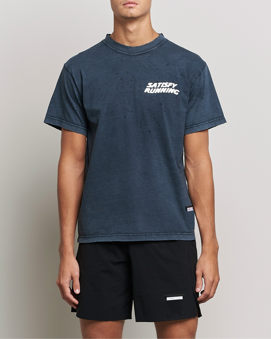Herr | T-Shirts | Satisfy | MothTech T-Shirt Pigment Black