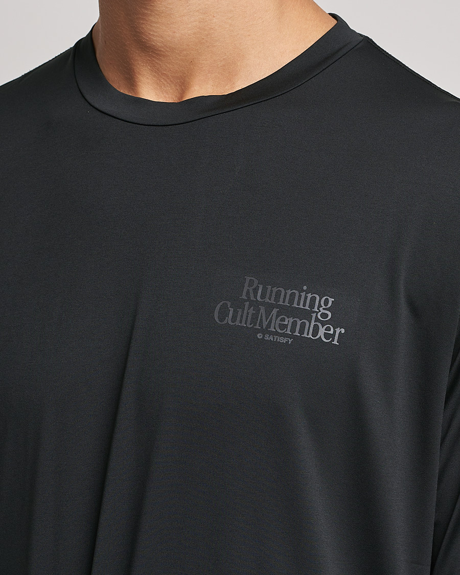 Herr | T-Shirts | Satisfy | AuraLite T-Shirt Black
