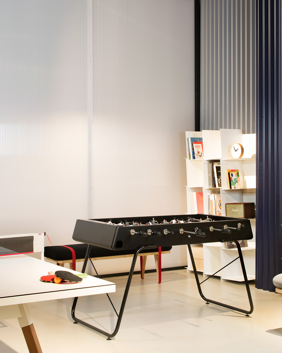 Herr | RS Barcelona RS 3 Steel Football Table Black | RS Barcelona | RS 3 Steel Football Table Black