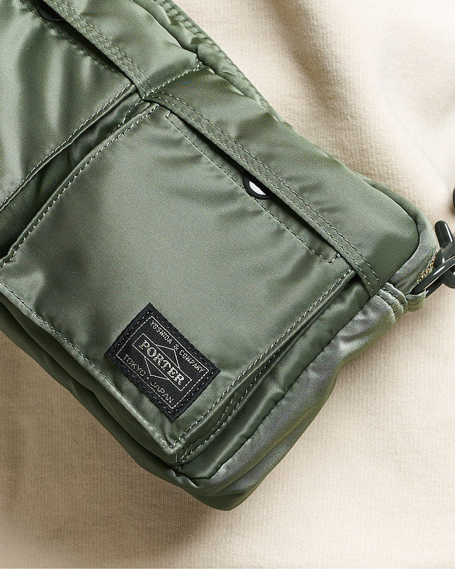 Herr | Porter-Yoshida & Co. Tanker Small Shoulder Bag Sage Green | Porter-Yoshida & Co. | Tanker Small Shoulder Bag Sage Green