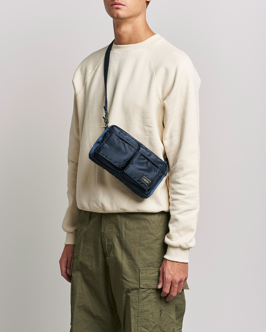 Herr | Porter-Yoshida & Co. Tanker Small Shoulder Bag Iron Blue | Porter-Yoshida & Co. | Tanker Small Shoulder Bag Iron Blue