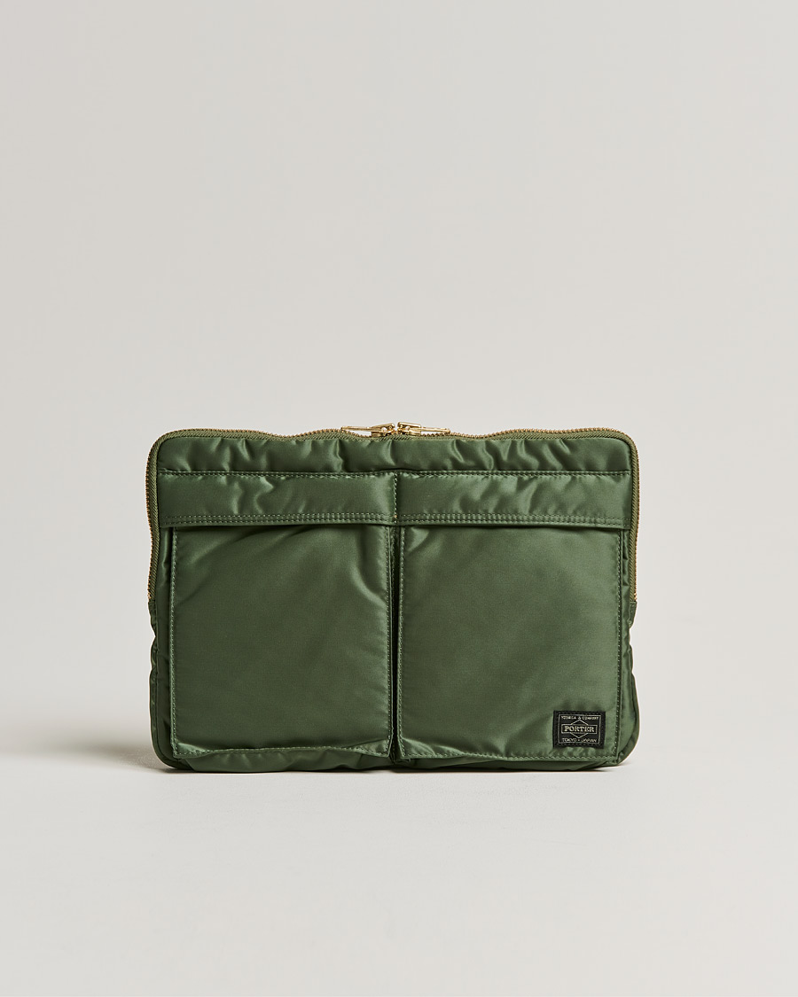 Herr | Porter-Yoshida & Co. Tanker Document Case Sage Green | Porter-Yoshida & Co. | Tanker Document Case Sage Green
