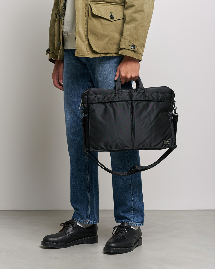 Herr | Porter-Yoshida & Co. Tanker 2Way Briefcase Black | Porter-Yoshida & Co. | Tanker 2Way Briefcase Black