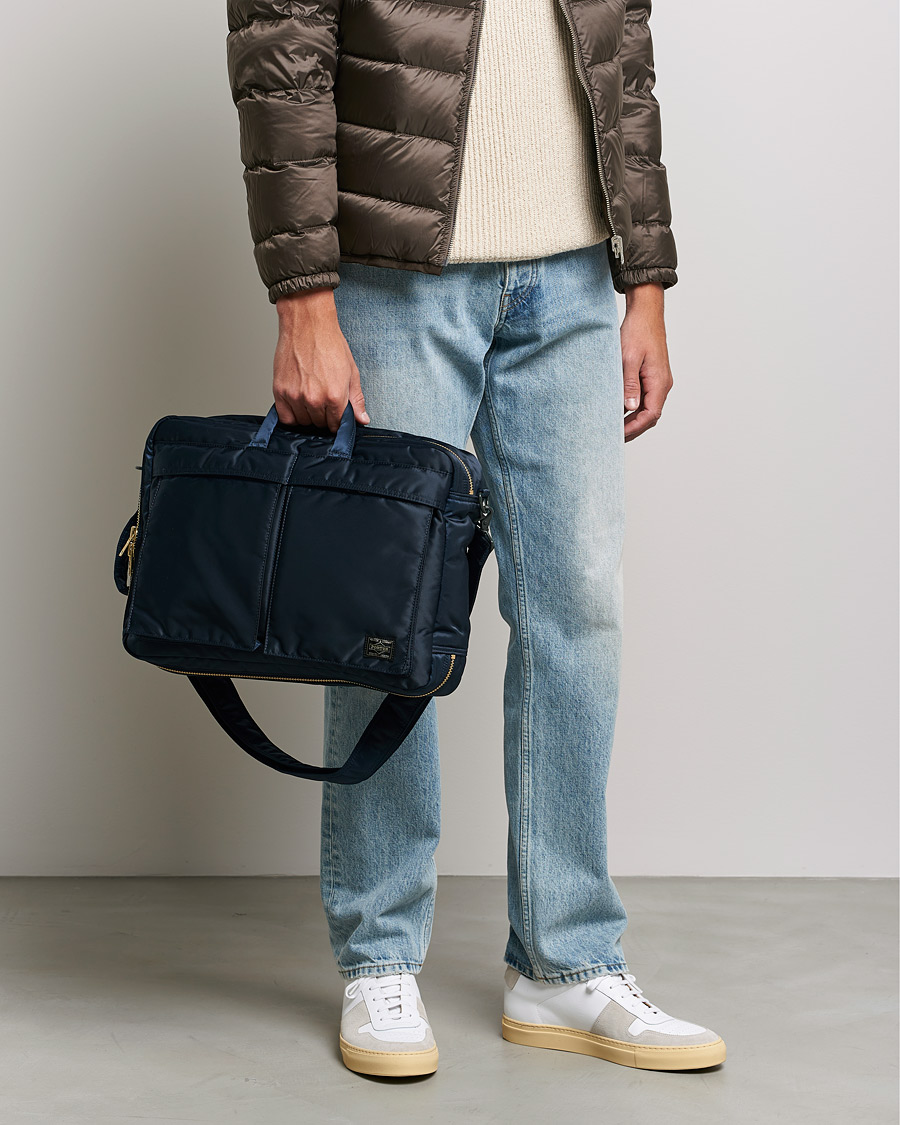 Herr | Porter-Yoshida & Co. Tanker 3Way Briefcase Iron Blue | Porter-Yoshida & Co. | Tanker 3Way Briefcase Iron Blue