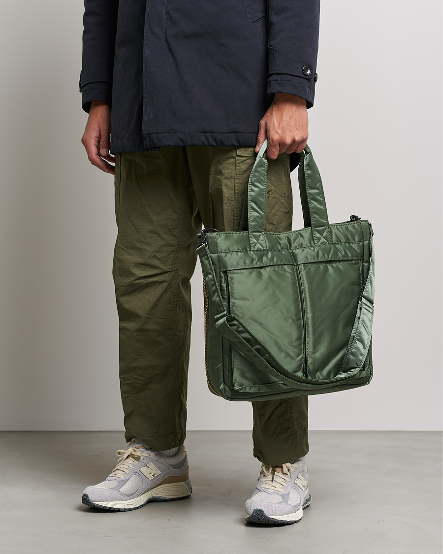 Herr | Porter-Yoshida & Co. Tanker Tote Bag Sage Green | Porter-Yoshida & Co. | Tanker Tote Bag Sage Green