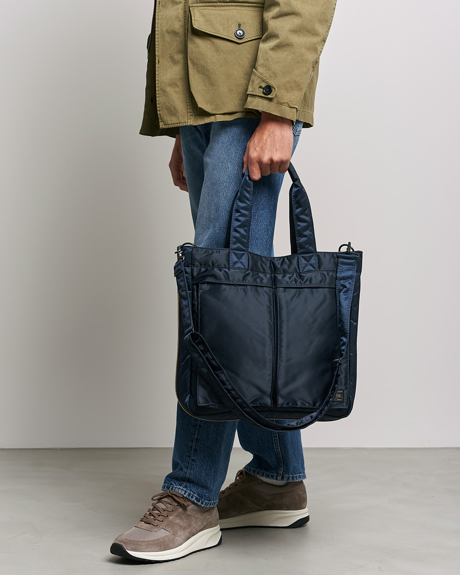 Herr | Accessoarer | Porter-Yoshida & Co. | Tanker Tote Bag Iron Blue