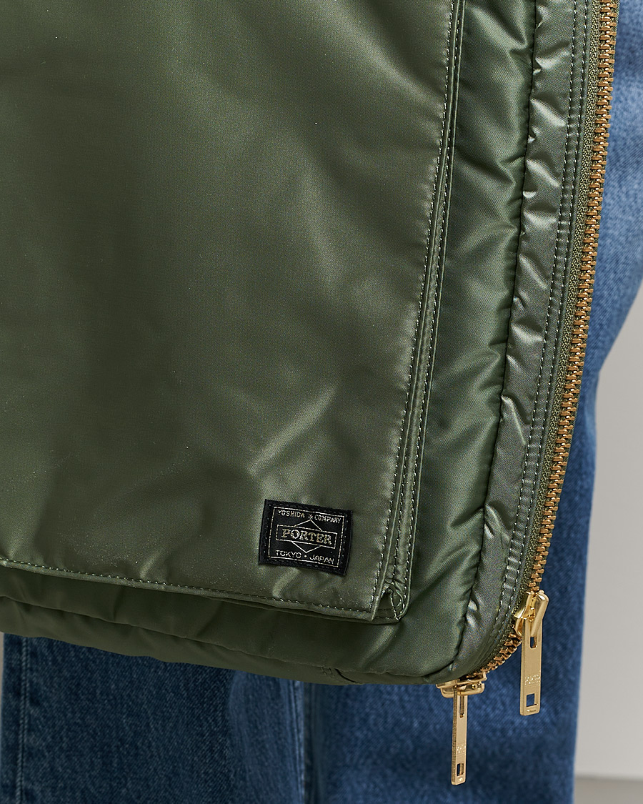 Herr | Porter-Yoshida & Co. Tanker Garment Bag Sage Green | Porter-Yoshida & Co. | Tanker Garment Bag Sage Green