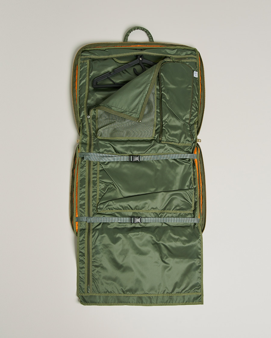 Herr | Porter-Yoshida & Co. Tanker Garment Bag Sage Green | Porter-Yoshida & Co. | Tanker Garment Bag Sage Green