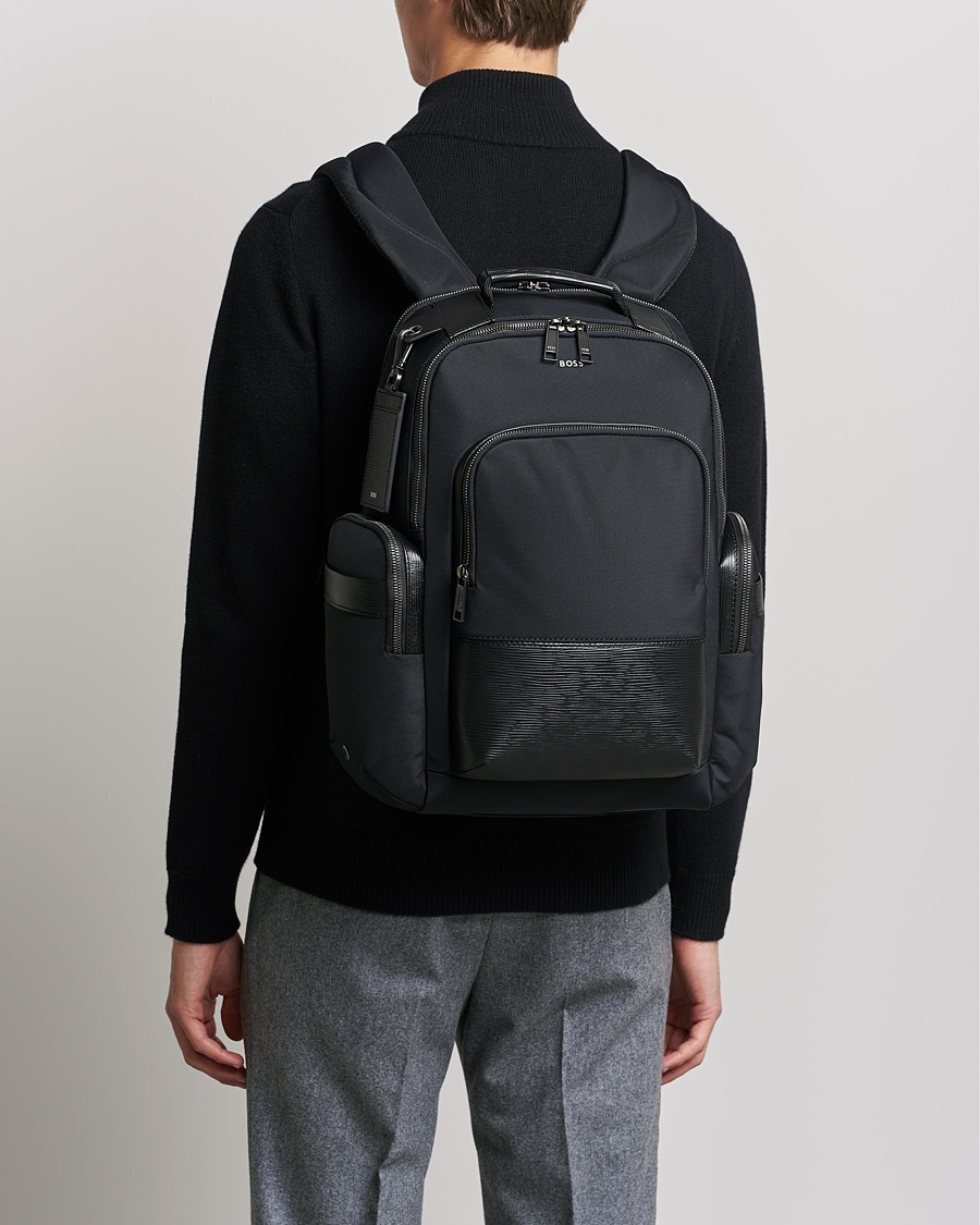 Herr | First Class Backpack Black | BOSS BLACK | First Class Backpack Black