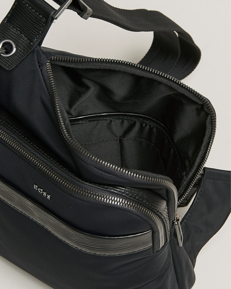 Herr | First Class Crossbody Bag Black | BOSS BLACK | First Class Crossbody Bag Black