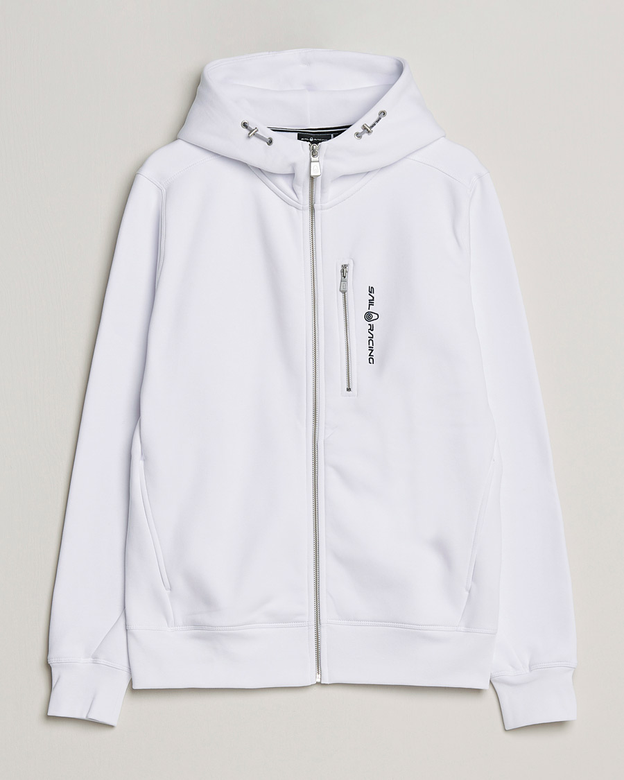 Herr | Tröjor | Sail Racing | Bowman Full Zip Hoodie White