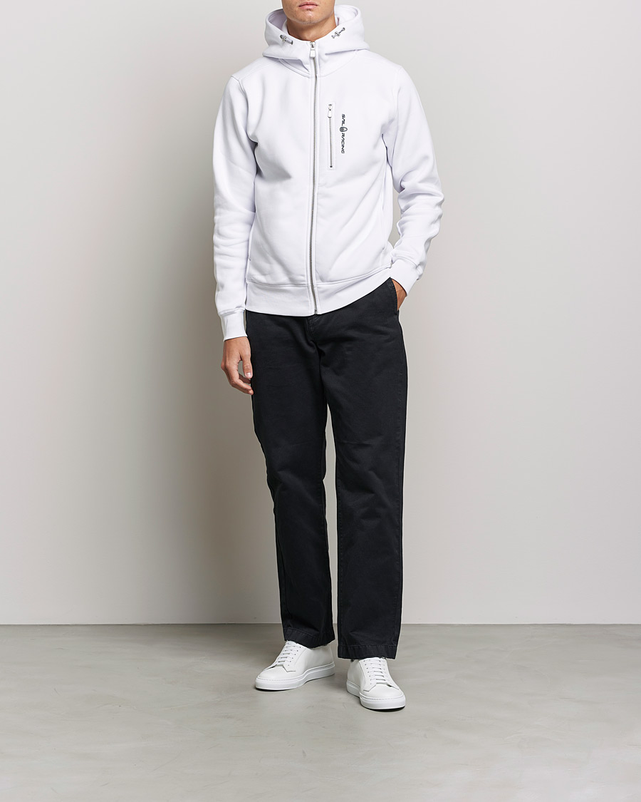 Herr | Tröjor | Sail Racing | Bowman Full Zip Hoodie White