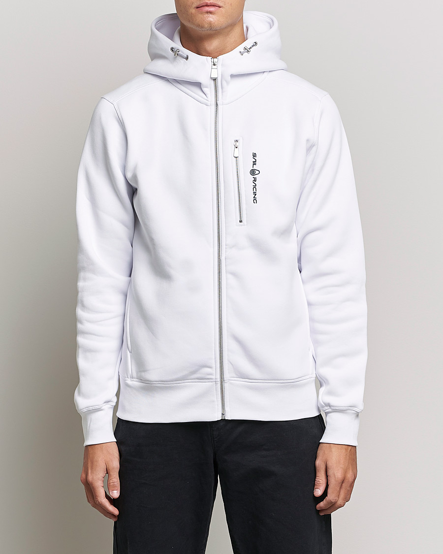 Herr | Tröjor | Sail Racing | Bowman Full Zip Hoodie White