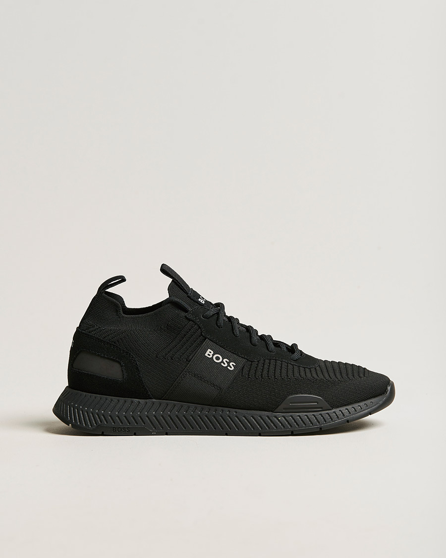 Herr | Titanium Running Sneaker Black | BOSS BLACK | Titanium Running Sneaker Black