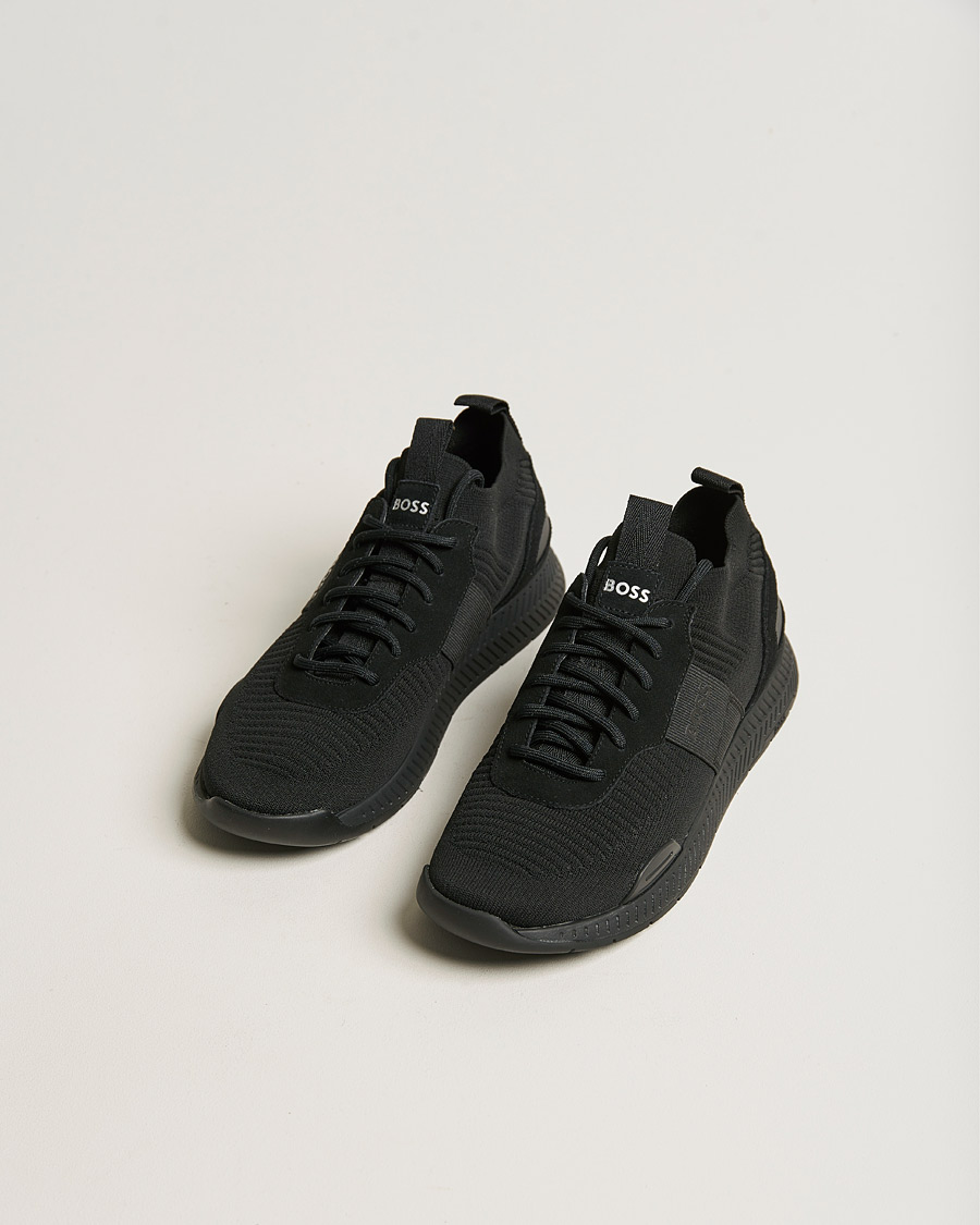 Herr | Running sneakers | BOSS | Titanium Running Sneaker Black
