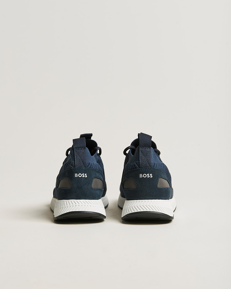 Herr | Titanium Running Sneaker Dark Blue | BOSS BLACK | Titanium Running Sneaker Dark Blue