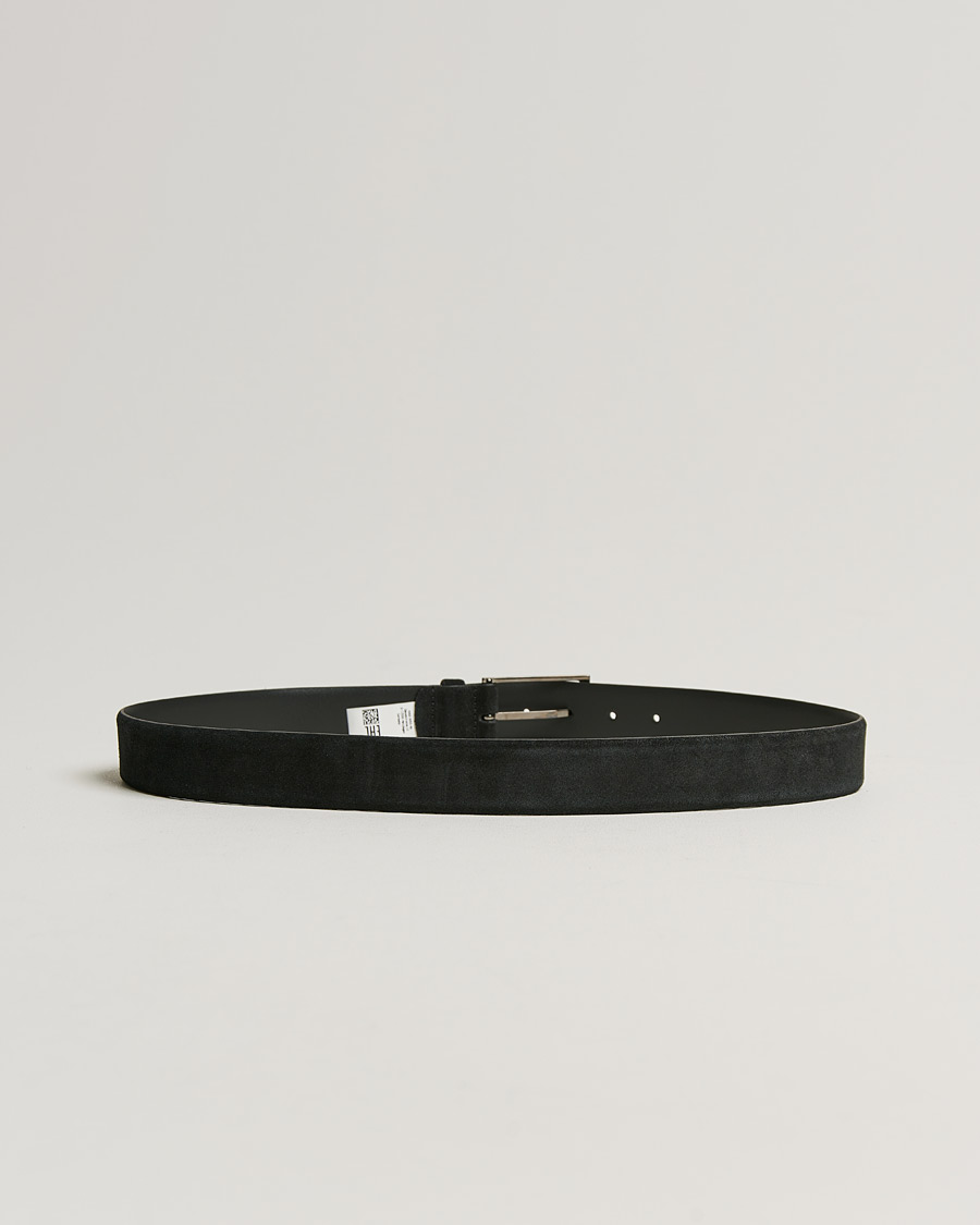 Herr | Calindo Suede Belt Black | BOSS BLACK | Calindo Suede Belt Black